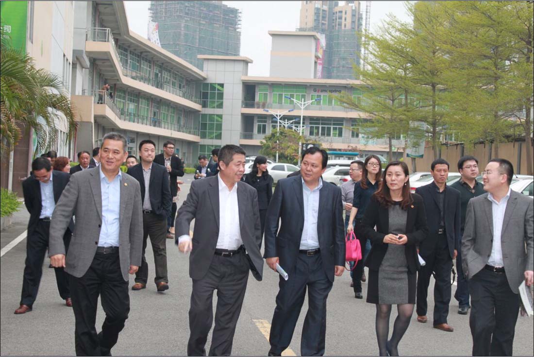 武汉东湖新技术创业中心考察团一行莅临常平科技园参观考察
