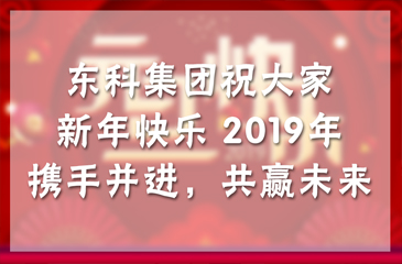 东科集团祝大家新年快乐！2019年携手并进，共赢未来！