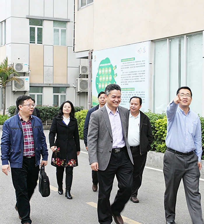 省经信委生成服务处谭处来访